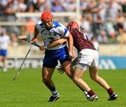 24 July 2011; Seamus Prendergast, Waterford, in action against Adrian Cullinane, Galway. GAA Hurling All-Ireland Senior Championship Quarter Final, Waterford v Galway, Semple Stadium, Thurles, Co. Tipperary. Picture credit: Dáire Brennan / SPORTSFILE