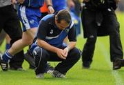 24 July 2011; Waterford manager Davy Fitzgerald after the final whistle, GAA Hurling All-Ireland Senior Championship Quarter Final, Waterford v Galway, Semple Stadium, Thurles, Co. Tipperary. Picture credit: Ray McManus / SPORTSFILE