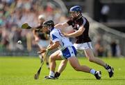 24 July 2011; Noel Connors, Waterford, in action against Damien Hayes, Galway. GAA Hurling All-Ireland Senior Championship Quarter Final, Waterford v Galway, Semple Stadium, Thurles, Co. Tipperary. Picture credit: Ray McManus / SPORTSFILE