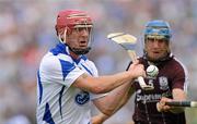 24 July 2011; John Mullane, Waterford, in action against Donal Barry, Galway. GAA Hurling All-Ireland Senior Championship Quarter Final, Waterford v Galway, Semple Stadium, Thurles, Co. Tipperary. Picture credit: Diarmuid Greene / SPORTSFILE