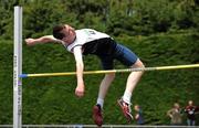 23 July 2011; Barry Quigg, Sliabh Liag A.C., in action in the U-19 Boy's High Jump during the Woodie's DIY Juvenile Track and Field Championships of Ireland, Tullamore Harriers, Tullamore, Co. Offaly. Picture credit: Barry Cregg / SPORTSFILE