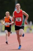 23 July 2011; Rosanna McGuckian, City of Lisburn A.C., Co.Antrim, comes to the line to win the U-15 Girl's 200m heat during the Woodie's DIY Juvenile Track and Field Championships of Ireland, Tullamore Harriers, Tullamore, Co. Offaly. Picture credit: Barry Cregg / SPORTSFILE