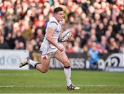 18 Febuary 2017; Jacob Stockdale of Ulster during the Guinness PRO12 Round 15 match between Ulster and Glasgow Warriors at the Kingspan Stadium in Belfast. Photo by Oliver McVeigh/Sportsfile
