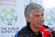 29 July 2011; Gian Piero Gasperini, Inter Milan head coach, during a press conference ahead of the Dublin Super Cup. Aviva Stadium, Lansdowne Road, Dublin. Picture credit: David Maher / SPORTSFILE