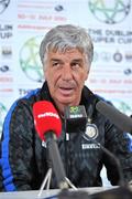 29 July 2011; Gian Piero Gasperini, Inter Milan head coach, during a press conference ahead of the Dublin Super Cup. Aviva Stadium, Lansdowne Road, Dublin. Picture credit: David Maher / SPORTSFILE