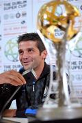 29 July 2011; Cristian Chivu, Inter Milan, during a press conference ahead of the Dublin Super Cup. Aviva Stadium, Lansdowne Road, Dublin. Picture credit: David Maher / SPORTSFILE