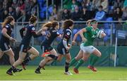 26 February 2017; Lindsay Peat of Ireland makes a break during the RBS Women's Six Nations Rugby Championship match between Ireland and France at Donnybrook Stadium in Donnybrook, Dublin. Photo by Sam Barnes/Sportsfile