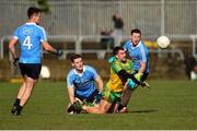 26 February 2017; Paddy McGrath of Donegal in action against Philip McMahon of Dublin during the Allianz Football League Division 1 Round 3 match between Donegal and Dublin at MacCumhaill Park in Ballybofey, Co. Donegal. Photo by Philip Fitzpatrick/Sportsfile