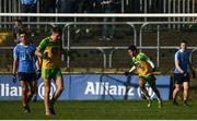 26 February 2017; Ryan McHugh of Donegal celebrates after scoring his side's second goal during the Allianz Football League Division 1 Round 3 match between Donegal and Dublin at MacCumhaill Park in Ballybofey, Co Donegal. Photo by Stephen McCarthy/Sportsfile