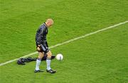 6 August 2011; Eoghan O'Gara, Dublin, during the warm-up. GAA Football All-Ireland Senior Championship Quarter-Final, Dublin v Tyrone, Croke Park, Dublin. Picture credit: Daire Brennan / SPORTSFILE