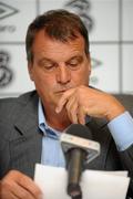 7 August 2011; Republic of Ireland assistant manager Marco Tardelli during a press conference ahead of their international friendly against Croatia on Wednesday. Republic of Ireland Press Conference, Clarion Hotel, Dublin Airport, Dublin. Picture credit: Oliver McVeigh / SPORTSFILE