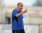 7 August 2011; Sligo Rovers  manager Paul Cook reacts on the sideline. Airtricity League Premier Division, Dundalk v Sligo Rovers, Oriel Park, Dundalk, Co. Louth. Picture credit: Oliver McVeigh / SPORTSFILE