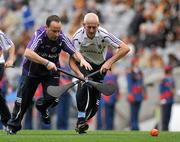 7 August 2011; Action from the GAA Camán Abú Exhibition game. Croke Park, Dublin. Picture credit: Brendan Moran / SPORTSFILE