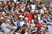 7 August 2011; A food and beverage vendor makes his way through the crowd. GAA Hurling All-Ireland Minor Championship Semi-Final, Clare v Galway, Croke Park, Dublin. Picture credit: Brendan Moran / SPORTSFILE