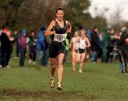 10 March 2002; Sonia O'Sullivan of Ballymore/Cobh AC in the Senior Womens Short Course race during the Inter Club Cross Country Championships of Ireland at the Alsaa Complex in Dublin. Photo by Ray Lohan/Sportsfile