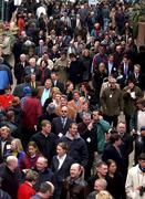 13 March 2002; Spectators during Day Two of the Cheltenham Racing Festival at Prestbury Park in Cheltenham, England. Photo by Matt Browne/Sportsfile