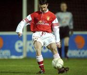 19 March 2002; Willie Burke of St Patricks Athletic during the Eircom League Premier Division match between St Patrtick's Athletic and Derry City at Richmond Park in Dublin. Photo by David Maher/Sportsfile