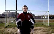 12 March 2002; Pat Burke during an AIB All-Ireland Club Hurling Championship Final Media Day at Clarinbridge in Galway. Photo by Brendan Moran/Sportsfile