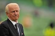 10 August 2011; Republic of Ireland manager Giovanni Trapattoni. International Soccer Friendly, Republic of Ireland v Croatia, Aviva Stadium, Lansdowne Road, Dublin. Picture credit: David Maher / SPORTSFILE