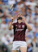 7 August 2011; Shane Maloney, Galway, reacts to a missed opportunity. GAA Hurling All-Ireland Minor Championship Semi-Final, Clare v Galway, Croke Park, Dublin. Picture credit: Stephen McCarthy / SPORTSFILE