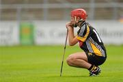 13 August 2011; Kilkenny's Grace Walsh shows her disappointment after the game. All-Ireland Senior Camogie Championship Semi-Final in association with RTE Sport, Kilkenny v Galway, Nowlan Park, Kilkenny. Picture credit: Pat Murphy / SPORTSFILE