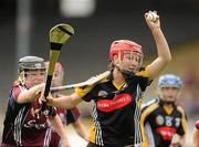 13 August 2011; Aisling Dunphy, Kilkenny, in action against Lorraine Ryan, Galway. All-Ireland Senior Camogie Championship Semi-Final in association with RTE Sport, Kilkenny v Galway, Nowlan Park, Kilkenny. Picture credit: Pat Murphy / SPORTSFILE