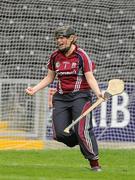 13 August 2011; Susan Earner, Galway, celebrates at the final whistle. All-Ireland Senior Camogie Championship Semi-Final in association with RTE Sport, Kilkenny v Galway, Nowlan Park, Kilkenny. Picture credit: Pat Murphy / SPORTSFILE