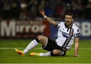 10 March 2017; Ciaran Kilduff of Dundalk appeals for a penalty during the SSE Airtricity League Premier Division match between Dundalk and Limerick at Oriel Park in Dundalk, Co Louth. Photo by Seb Daly/Sportsfile