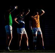 11 March 2017; The Longford goalkeeper Paddy Collum, left, and team mate Andrew Farrell together with Tipperary's Conor Sweeney, centre, watch proceedings at the other end of the field during the Allianz Football League Division 3 Round 4 match between Tipperary and Longford at Semple Stadium in Thurles, Co. Tipperary. Photo by Ray McManus/Sportsfile