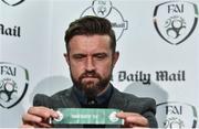 14 March 2017; Shamrock Rovers director of football Stephen McPhail during the Irish Daily Mail FAI Senior Cup Qualifying Round Draw at FAI HQ in Abbotstown, Co. Dublin. Photo by David Maher/Sportsfile