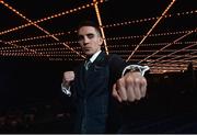 14 March 2017; Michael Conlan poses for a portrait following a press conference in The Theater at Madison Square Garden in New York, USA. Photo by Ramsey Cardy/Sportsfile