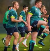 16 March 2017; Conor Murray during Ireland rugby squad training at Carton House in Maynooth, Co Kildare. Photo by Stephen McCarthy/Sportsfile