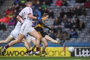 17 March 2017; Colm Cooper of Dr. Crokes scores his side's first goal during the AIB GAA Football All-Ireland Senior Club Championship Final match between Dr. Crokes and Slaughtneil at Croke Park in Dublin. Photo by Brendan Moran/Sportsfile