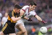 17 March 2017; Karl McKaigue of Slaughtneil in action against Kieran O'Leary of Dr. Crokes during the AIB GAA Football All-Ireland Senior Club Championship Final match between Dr. Crokes and Slaughtneil at Croke Park in Dublin.   Photo by Brendan Moran/Sportsfile