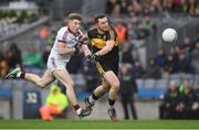 17 March 2017; Daithí Casey of Dr. Crokes in action against Paul McNeill of Slaughtneil during the AIB GAA Football All-Ireland Senior Club Championship Final match between Dr. Crokes and Slaughtneil at Croke Park in Dublin. Photo by Brendan Moran/Sportsfile