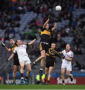 17 March 2017; Johnny Buckley of Dr. Crokes fields a kickout during the AIB GAA Football All-Ireland Senior Club Championship Final match between Dr. Crokes and Slaughtneil at Croke Park in Dublin. Photo by Brendan Moran/Sportsfile