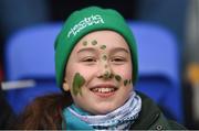 17 March 2017; Ireland supporter Sarah Allen, age 11, from Wicklow Town, ahead of the RBS U20 Six Nations Rugby Championship match between Ireland and England at Donnybrook Stadium in Donnybrook, Dublin. Photo by Eóin Noonan/Sportsfile