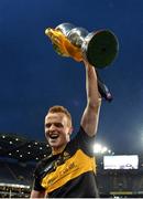 17 March 2017; Dr. Crokes captain Johnny Buckley celebrates with the Andy Merrigan Cup after the AIB GAA Football All-Ireland Senior Club Championship Final match between Dr. Crokes and Slaughtneil at Croke Park in Dublin. Photo by Piaras Ó Mídheach/Sportsfile