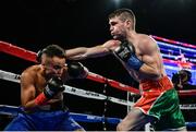 17 March 2017; Larry Fryers, right, in action against Gabriel Solorio during their welterweight bout at The Theater in Madison Square Garden in New York, USA. Photo by Ramsey Cardy/Sportsfile