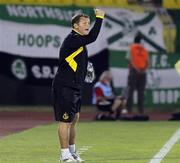 25 August 2011; Shamrock Rovers assistant managerJim Magilton. UEFA Europa League Play-off Round Second Leg, Shamrock Rovers v FK Partizan Belgrade, FK Partizan Stadium, Belgrade, Serbia. Picture credit: Srdjan Stevanovic / SPORTSFILE