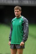26 August 2011; Ireland's Ronan O'Gara during the Squad Captain's run ahead of their Rugby World Cup warm-up game against England on Saturday. Aviva Stadium, Lansdowne Road, Dublin. Picture credit: Pat Murphy / SPORTSFILE