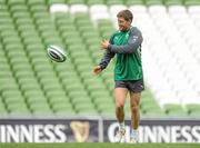 26 August 2011; Ireland's Ronan O'Gara in action during the Squad Captain's run ahead of their Rugby World Cup warm-up game against England on Saturday. Aviva Stadium, Lansdowne Road, Dublin. Picture credit: Pat Murphy / SPORTSFILE