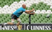 26 August 2011; Ireland's Paul O'Connell in action during the Squad Captain's run ahead of their Rugby World Cup warm-up game against England on Saturday. Aviva Stadium, Lansdowne Road, Dublin. Picture credit: Pat Murphy / SPORTSFILE