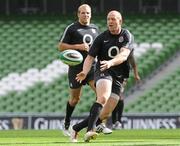 26 August 2011; England's Mike Tindall in action during the Squad Captain's run ahead of their Rugby World Cup warm-up game against Ireland on Saturday. England Rugby Squad Captain's Run - Friday 26th August. Aviva Stadium, Lansdowne Road, Dublin. Picture credit: Pat Murphy / SPORTSFILE