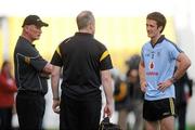 22 August 2011; Kilkenny's Colin Fennelly, right, in conversation with manager Brian Cody, left, and selector Michael Dempsey during a training session ahead of the GAA Hurling All-Ireland Senior Championship Final, on September 4th. Kilkenny Hurling Squad Training, Nowlan Park, Kilkenny. Picture credit: Stephen McCarthy / SPORTSFILE