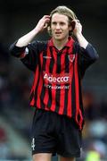 31 March 2002; Kevin Hunt of Bohemians during the eircom League Premier Division match between Bohemians and Shelbourne at Dalymount Park in Dublin. Photo by Ray Lohan/Sportsfile