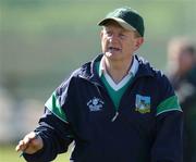 7 April 2002; Limerick manager Eamonn Cregan during the Allianz National Hurling League Division 1B Round 5 match between Derry and Limerick at Erin's Owen GAA in Lavey, Derry. Photo by Ray McManus/Sportsfile