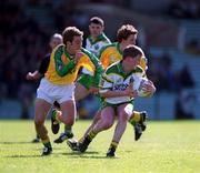 14 April 2002; Mike Francis Russell of Kerry in action against Paul Shankey of Meath during the Allianz National Football League Division 2 Semi-Final match between Meath and Kerry at the Gaelic Grounds in Limerick. Photo by Matt Browne/Sportsfile