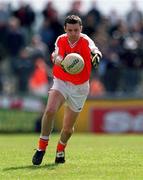 14 April 2002; Oisín McConville of Armagh during the Allianz National Football League Division 2 Semi-Final match between Armagh and Laois at Pearse Park in Longford. Photo by Ray McManus/Sportsfile