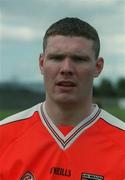 14 April 2002; John Toal of Armagh before the Allianz National Football League Division 2 Semi-Final match between Armagh and Laois at Pearse Park in Longford. Photo by Ray McManus/Sportsfile